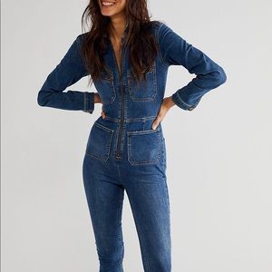 Free People Lennox jumpsuit worn twice